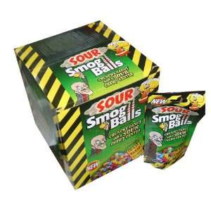 Toxic Waste Sour Smog Balls Crunchy Candy with a Sour Chewy Center 3 