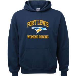  Fort Lewis College Skyhawks Navy Youth Womens Rowing Arch 
