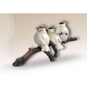  Silver Plated Birds Sculpture