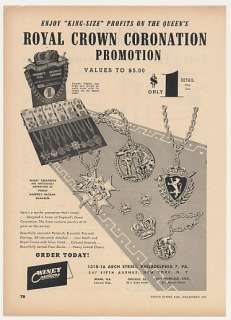   Winey Creations Royal Crown Coronation Jewelry Trade Print Ad  