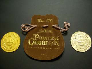 Authentic Pirates of the Caribbean Coins Prop Disney  
