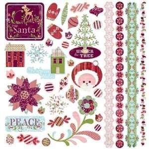  Eskimo Kisses Cardstock Stickers 12 Inch by 12 Inch Sheet 
