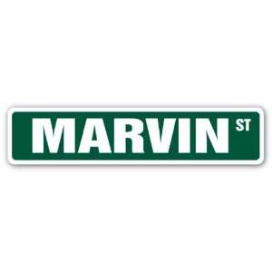  MARVIN Street Sign name kids childrens room door bedroom 