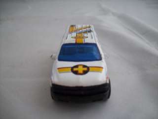 Mattel Matchbox Chevy Suburban Emergency Rescue Toy Car  