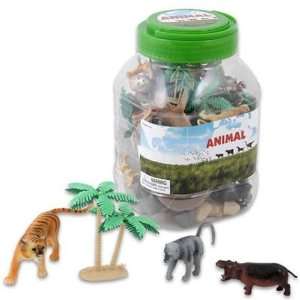    Animal 80 Piece Dino, Farm, Wild Assorted Case Pack 6 Baby