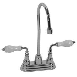   247PN PN Polished Nickel Bathroom Sink Faucets 4 Centerset Bar Faucet