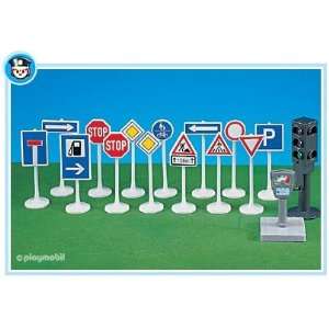  Playmobil Traffic Signs with Traffic Light Toys & Games