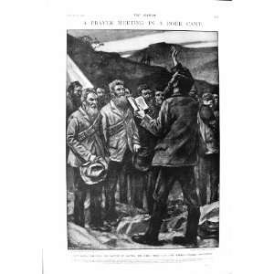   1900 PRAYER BOER WAR CAMP JOHANNESBURG CATTLE TRUCKS
