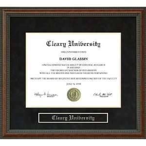  Cleary University Diploma Frame