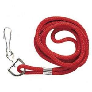  34 Lanyard, With Hook, Nylon, Red   With Hook; 34; Red 