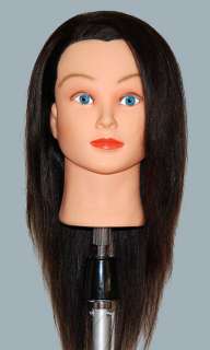 22 Cosmetology Mannequin Head HUMAN Hair ^^ ABA  