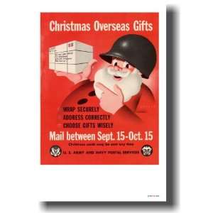   Overseas Gifts   Vintage WW2 Reproduction Poster