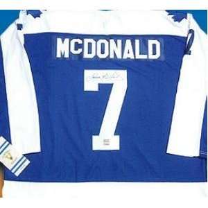 Lanny McDonald Autographed Hockey Jersey (Toronto Maple Leafs)  