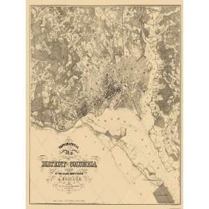  USGS TOPO MAP WASHINGTON D.C. MARYLAND (MD) BY A. BOSHKE 