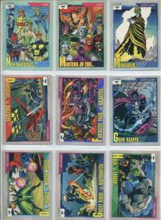 LOT 592 MARVEL COMIC TRADING CARDS 1990 1991 1992 P017  