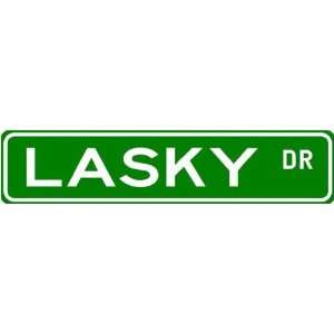  LASKY Street Name Sign ~ Family Lastname Sign ~ Gameroom 