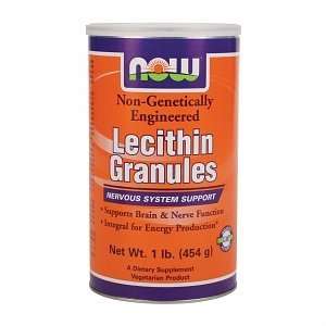  NOW Foods Lecithin Granules Non GMO 1 lb (Quantity of 3 