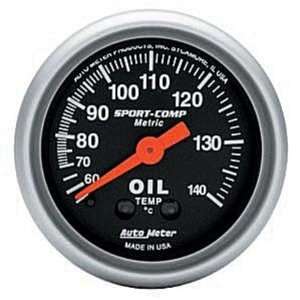  Auto Meter 3341 M SPORT COMP Metric Oil Temperature Gauge 
