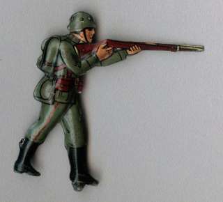 Very rare old Germany metal soldier toy WW2  