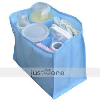 Baby Diaper Nappy Changing Storage Bag 7 Liner Lining Divider 3 Colors 