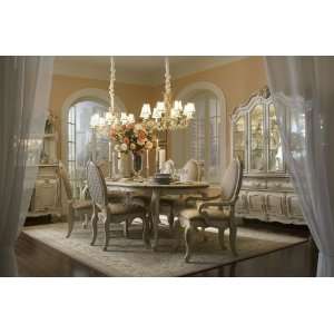  Lavelle Blanc Oval Dining Room Set (7 pc)   Aico 54000 