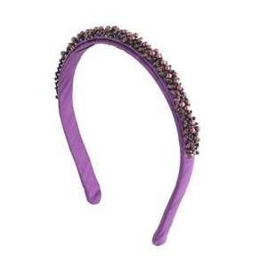  purple beaded headband 