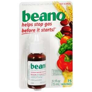  BEANO ENZYME DROPS 75 SERVINGS 1 EACH Health & Personal 