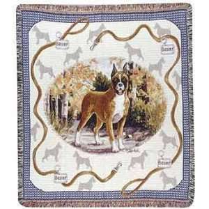  Boxer Tapestry Throw