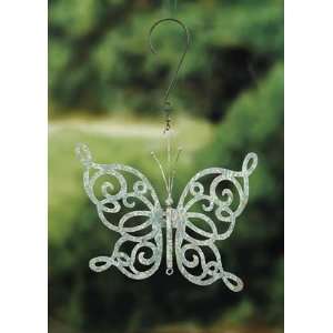   Metal Scroll Butterfly Green Large, Unique Outdoor Dicor Everything