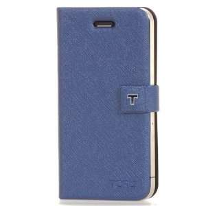  TORU Saffiano iPhone 4/4S Book Case   Blue (compatible 