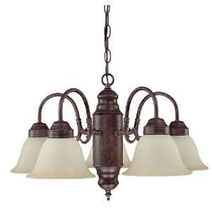   Light Chandelier With A TORTOISE Finish 3255TS 256