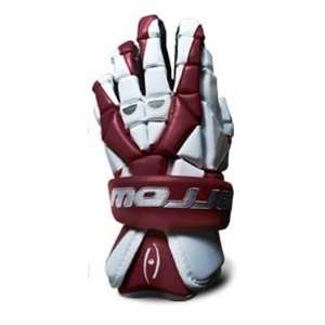   Mens Torrent Lacrosse Gloves WHITE/MAROON 13.5
