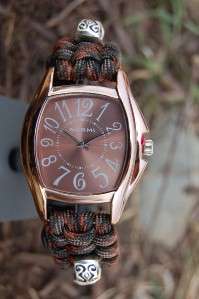 The ULTIMATE Paracord Survival Watch in Fall Camo  
