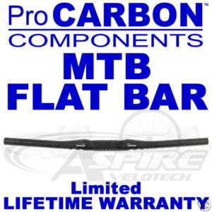 Pro CARBON MTB Flat Bar (MTB/Downhill/bike/bicycle)  