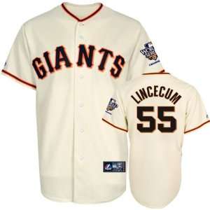  Tim Lincecum Jersey San Francisco Giants #55 Home Replica 