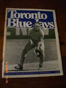 GARY WOODS? TORONTO BLUE JAYS 1977 SCOREBOOK MAGAZINE  