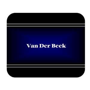  Personalized Name Gift   Van Der Beek Mouse Pad 