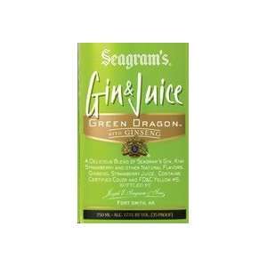  Seagram Gin & Juice Green Dragon 750ML Grocery & Gourmet 