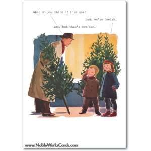  Funny Merry Christmas Card Dad WeRe Jewish Humor Greeting 