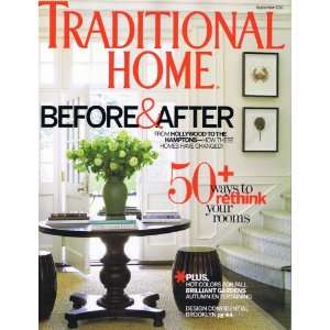   HOME MAGAZINE SEPTEMBER 2010 BEFORE and AFTER Various Books