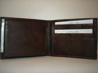 NEW Duck Hunting Wildlife Brown Leather BiFold Wallet  