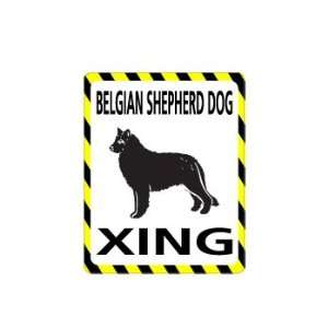 BELGIAN SHEPHERD DOG Crossing   Window Bumper Laptop Sticker
