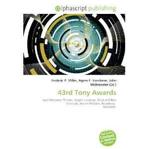  43rd Tony Awards (9786134057288) Books
