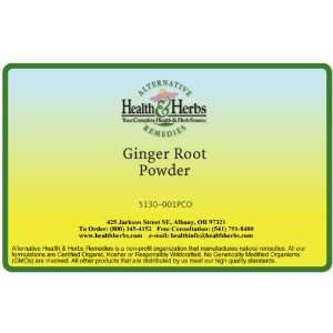 Alternative Health & Herbs Remedies Ginger Root Powder, Co, 1 Pound 