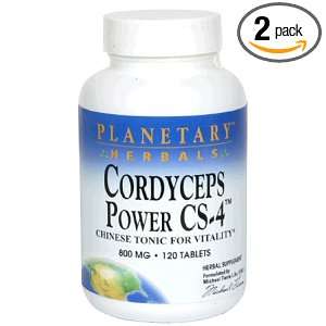 Planetary Herbals Cordyceps Power CS 4, 800 mg, Tablets, 120 tablets 