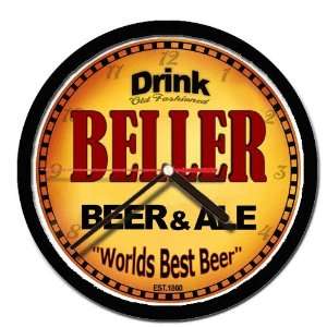  BELLER beer and ale cerveza wall clock 