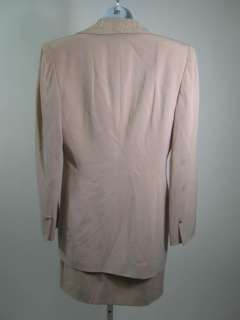 BADGLEY MISCHKA Pale Pink Blazer Dress Suit Sz 6  