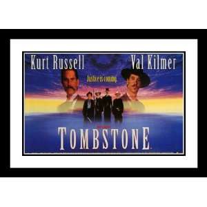 Tombstone 32x45 Framed and Double Matted Movie Poster   Style C   1993