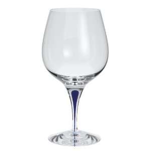 Orrefors Intermezzo Blue Burgundy Glass 