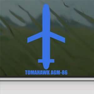  TOMAHAWK AGM 86 Blue Decal Military Soldier Car Blue 